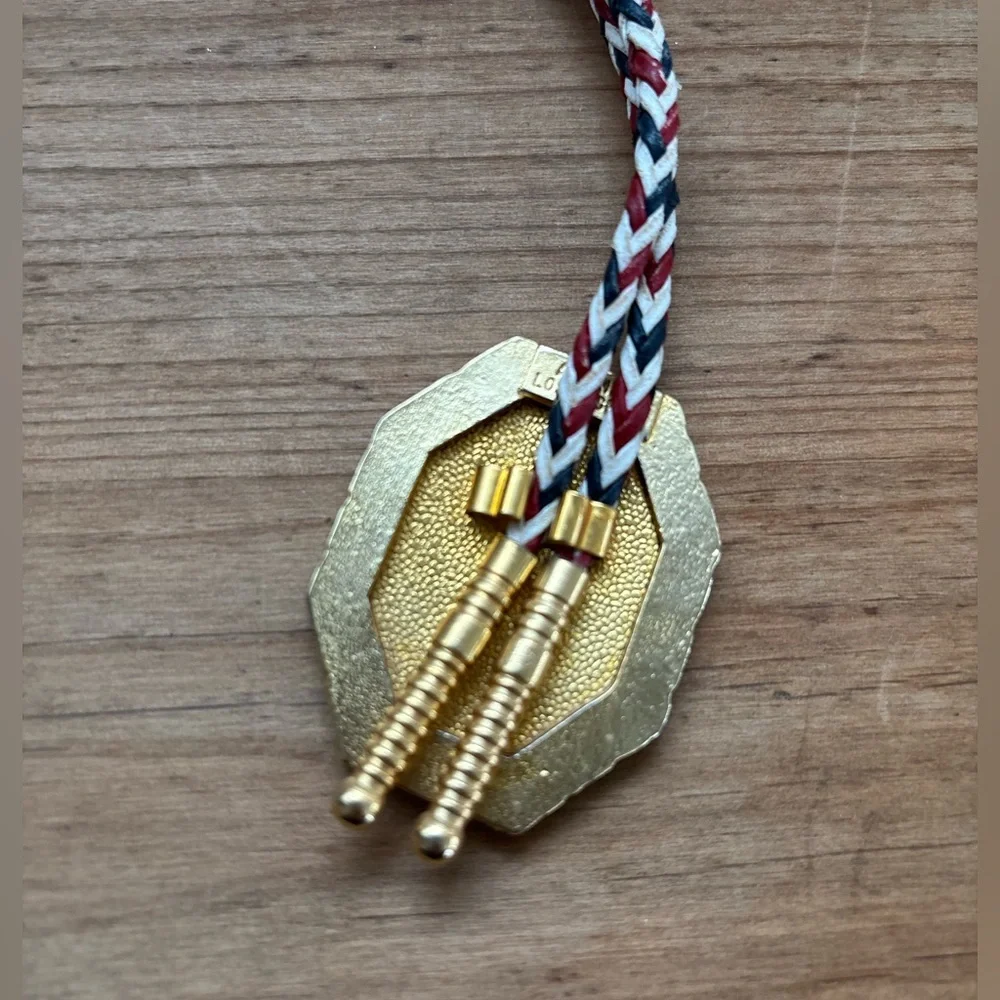 Vintage Bolo Ties, Free Mason Metal Shriners, Masonic, Selling All 3 As A Set. - Picture 10 of 12